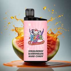 IGET Bar 3500 Puffs Aardbeien Watermeloen Harde Snoep met 1400 mAh Batterij en Mesh Coil