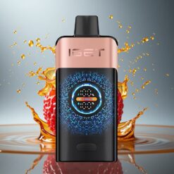 IGET ONE 12000 Puffs Aardbei Framboos 2700 mAh Dual Mesh
