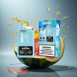 Razz Bar 40000 Puffs Blauwe Framboos IJswatermeloen Kauwgom met 650 mAh en 2%,5% nicotine