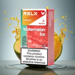 Relx Pod Pro 2 Vape Device Watermeloen IJs 30mg/ml nicotine 1,9ml 3 spanningsstanden